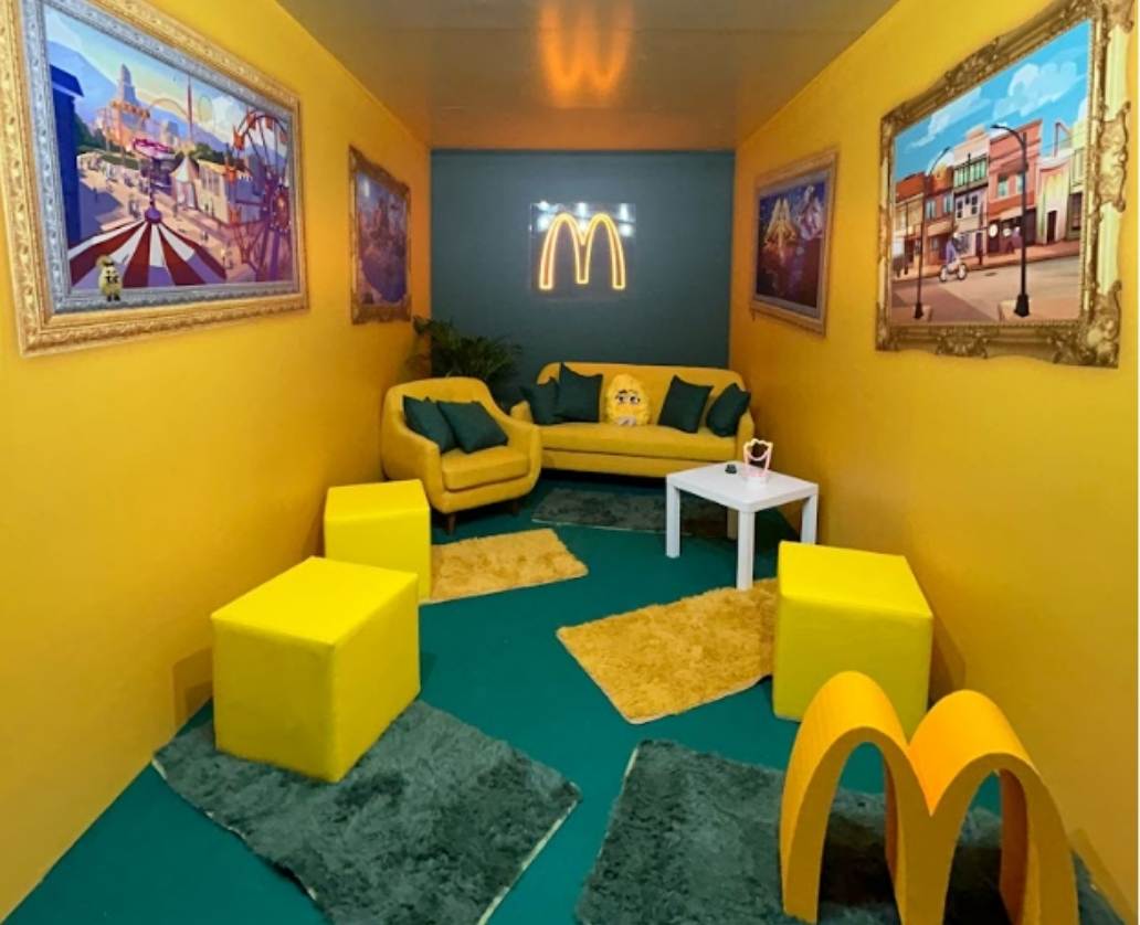 Diseño de arquitectura efímera empresa McDonalds