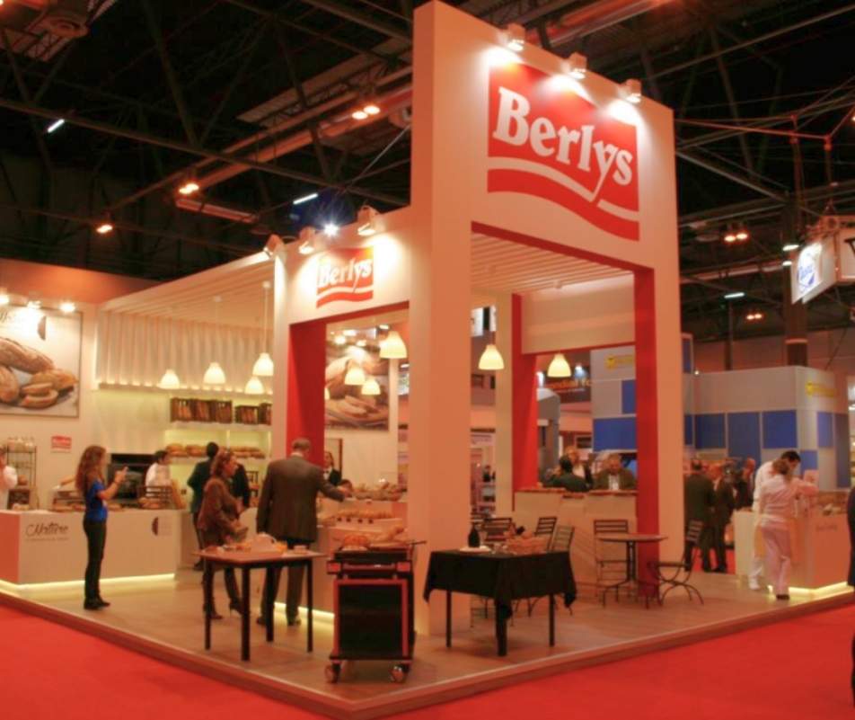 Diseño de stand para empresa Berlys en feria Ifema